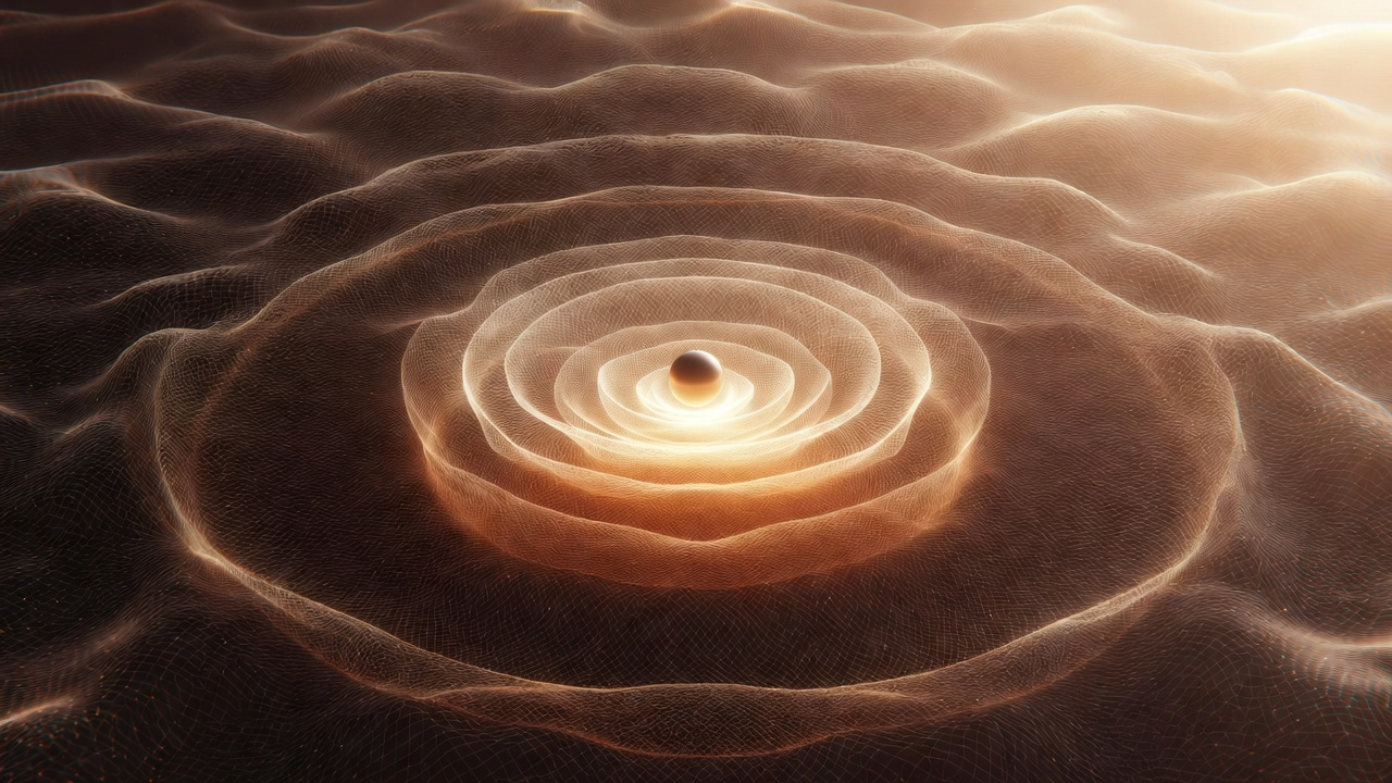 Expanding sphere of concentric rings representing TTS market growth