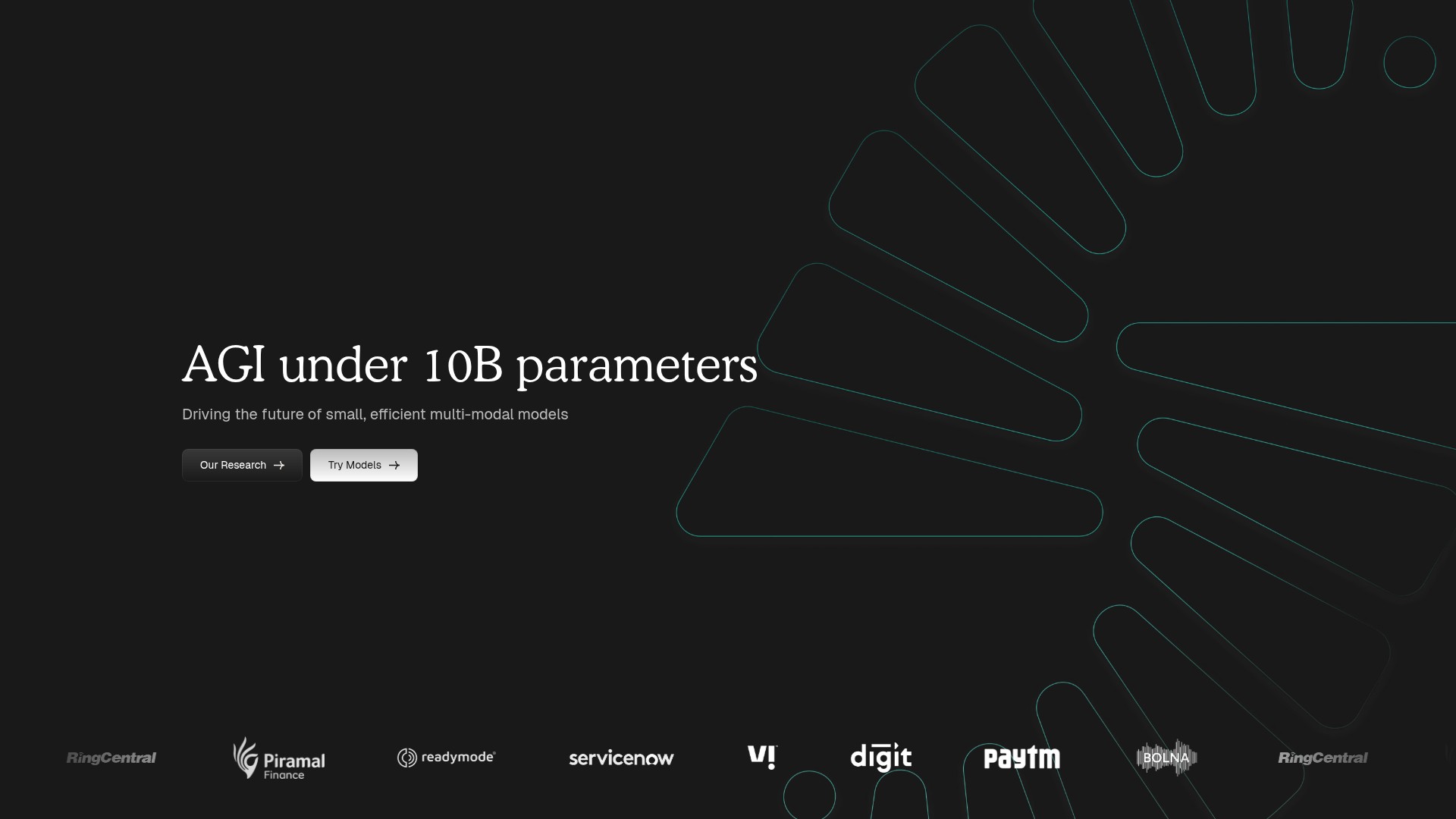 Smallest.ai homepage showing the Lightning TTS platform with voice agent and text-to-speech features